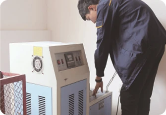Impact testing low-temperature machine